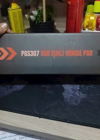 RGB Aydınlatmalı Çok Renkli Gaming Mouse Pad - Görsel 2