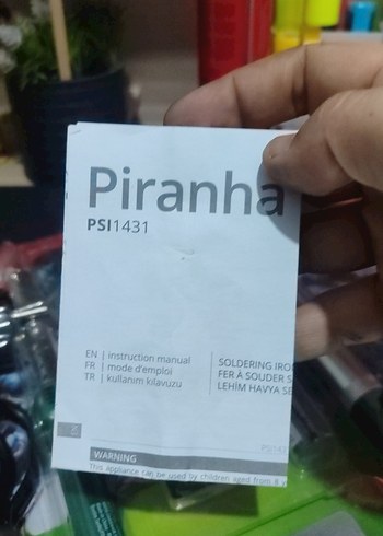 Piranha Lehim Havya Seti PSI1431 - Görsel 5