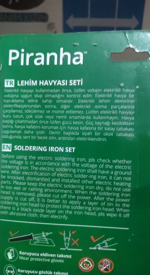 Piranha Lehim Havya Seti PSI1431 - Görsel 3