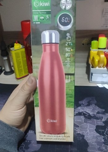 Kiwi 500 ml Siyah Termos - Görsel 3