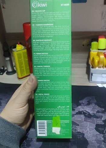 Kiwi 500 ml Siyah Termos - Görsel 4