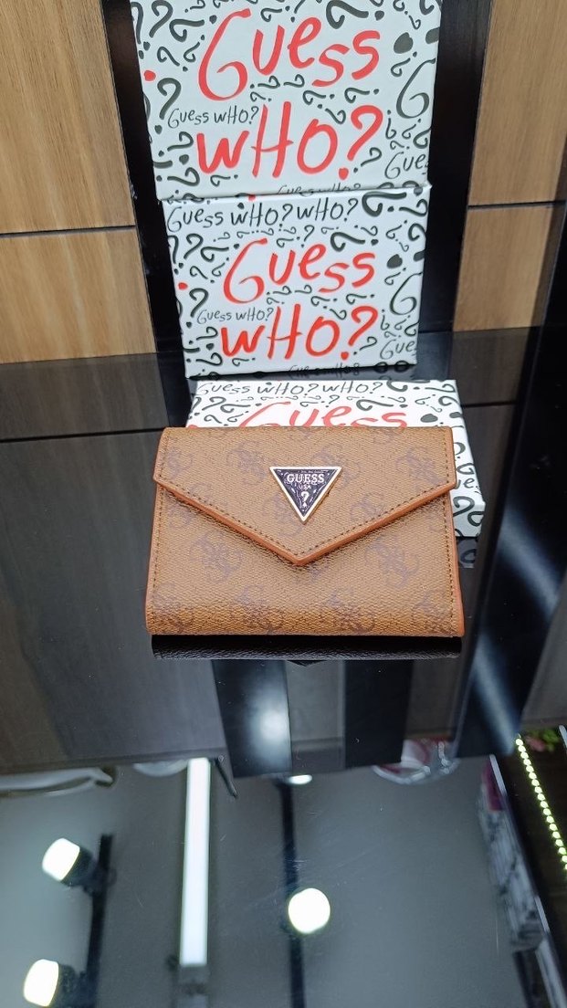 Kahverengi Deri Guess Cüzdan - Görsel 5