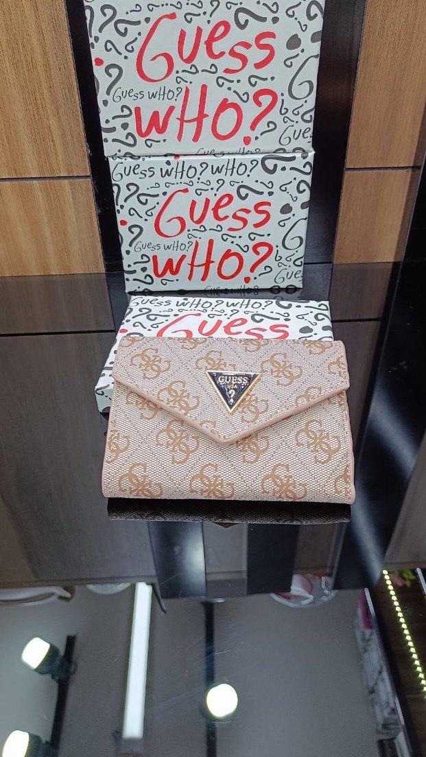 Kahverengi Deri Guess Cüzdan - Görsel 4