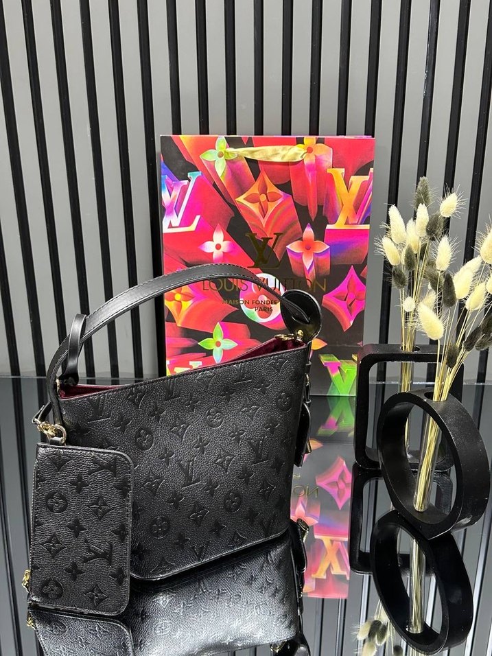 Klasik Şıklık Siyah Deri Kadın Çanta - Görsel 3