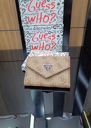 Guess Kadın Gri Baskılı Cüzdan Velcro Kapamalı - Görsel 3