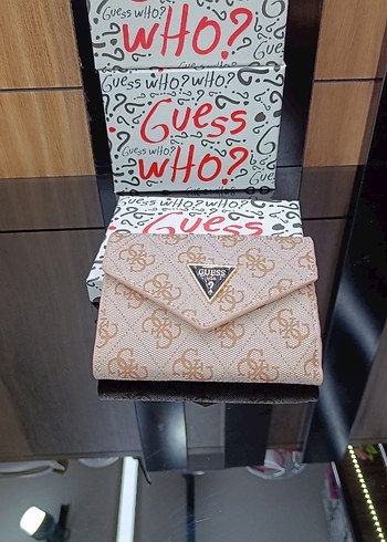 Guess Kadın Gri Baskılı Cüzdan Velcro Kapamalı - Görsel 7