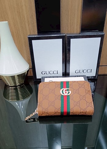 Gucci Kadın Deri Fermuarlı Cüzdan - Görsel 3