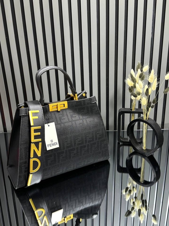 Siyah Yılan Desenli Deri Kadın Çanta - Görsel 3