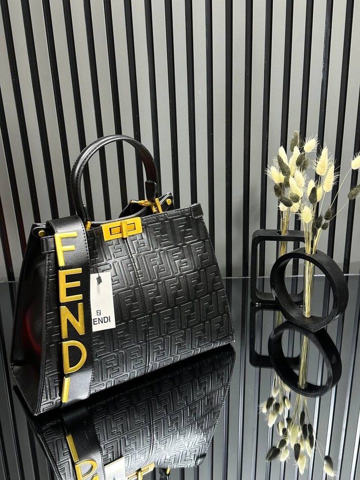 Siyah Yılan Desenli Deri Kadın Çanta - Görsel 4