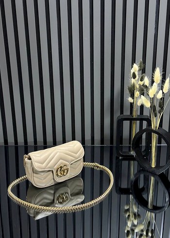 Zincir Detaylı Siyah Kadın Deri Çanta - Görsel 6