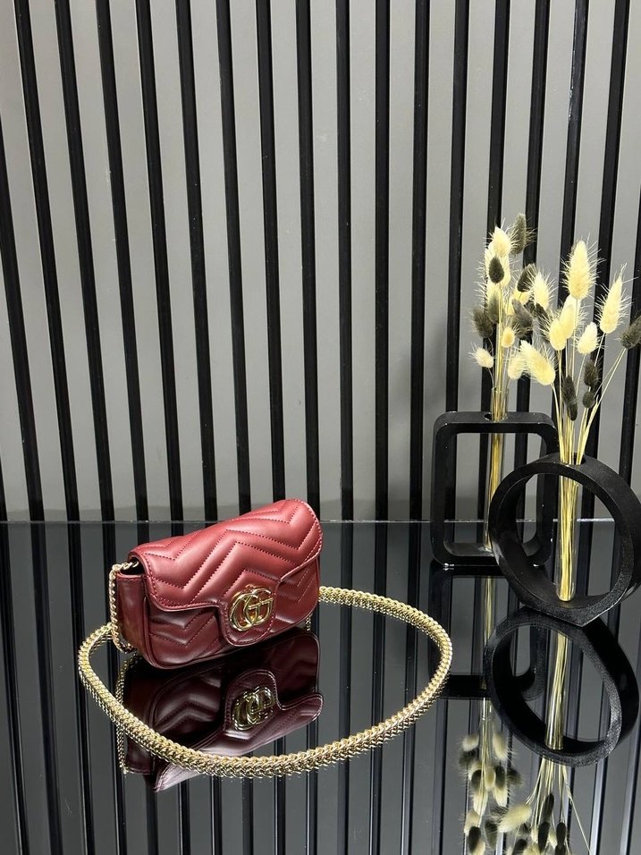 Zincir Detaylı Siyah Kadın Deri Çanta - Görsel 4