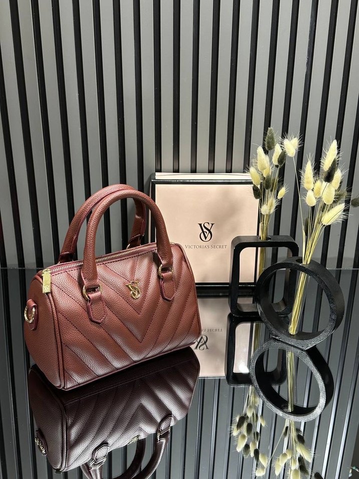 Kahverengi Deri Yılan Desenli Tokalı Çanta - Görsel 2