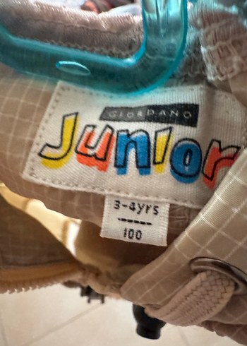 Bej Kapüşonlu Erkek Çocuk Fermuarlı Yelek - Görsel 3