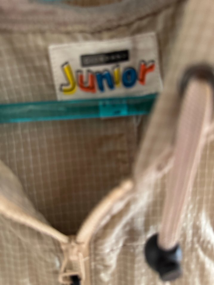 Bej Kapüşonlu Erkek Çocuk Fermuarlı Yelek - Görsel 2