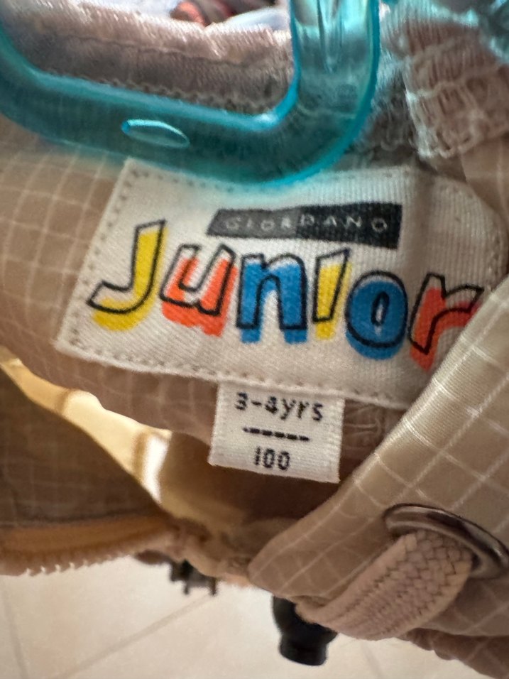 Bej Kapüşonlu Erkek Çocuk Fermuarlı Yelek - Görsel 3