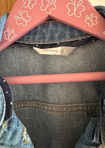 Düğmeli Mavi Denim Ceket - Görsel 2