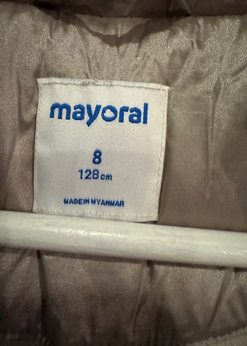 Kız Çocuk Gri Kapitone Fermuarlı Mont - Görsel 4