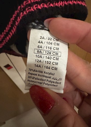 Gri Zebra Desenli Kadın Triko Kazak - Görsel 3