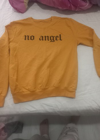 Sarı Uzun Kollu Basic Sweatshirt - Görsel 2