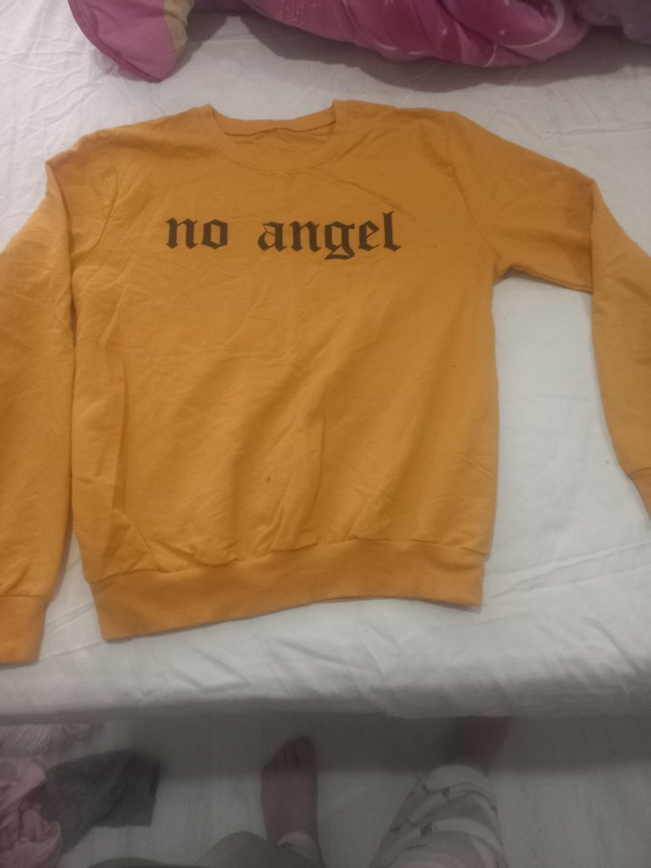 Sarı Uzun Kollu Basic Sweatshirt - Görsel 2