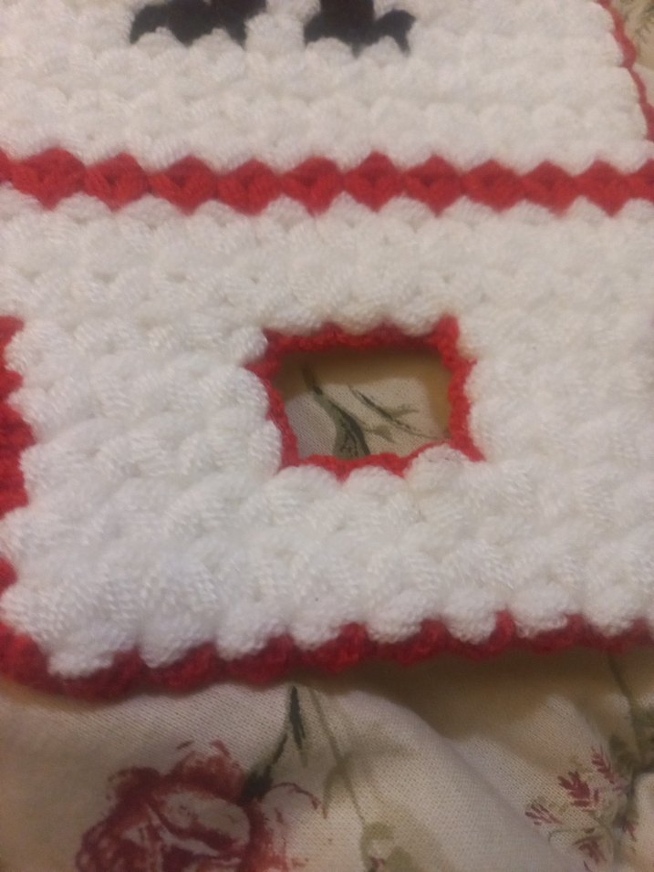 Kırmızı Çiçek Desenli Banyo Süngeri - Görsel 5