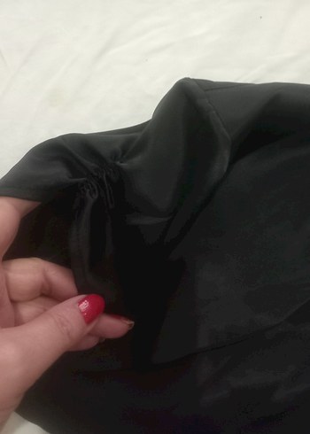 Siyah Mini Kadın bolero - Görsel 2