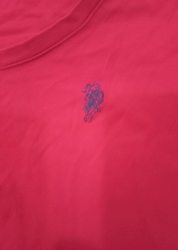 Koyu Kırmızı V Yakalı Erkek Polo Tişört - Görsel 2