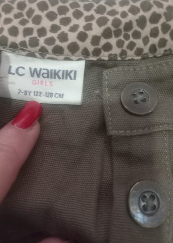 Kemerli V Yaka Kız Çocuk Elbise - Görsel 3