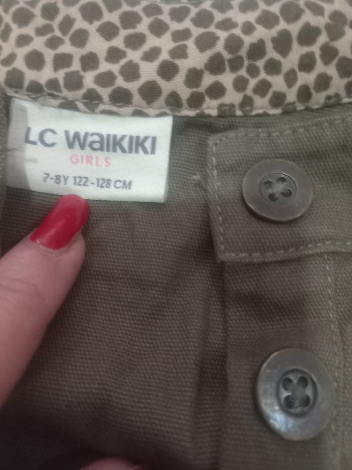 Kemerli V Yaka Kız Çocuk Elbise - Görsel 3