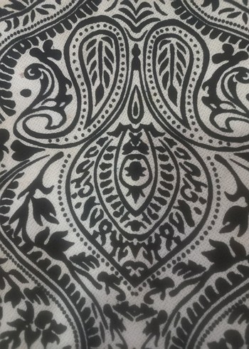 Yılan Desenli Siyah Midi etek - Görsel 3