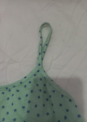 Kız Çocuk Fırfırlı Askılı Elbise - Görsel 3