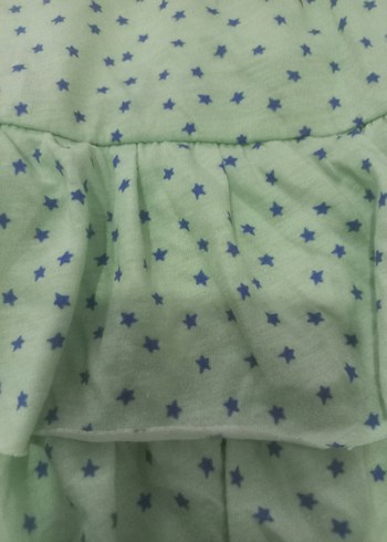 Kız Çocuk Fırfırlı Askılı Elbise - Görsel 2