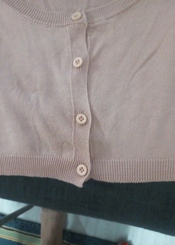 pembe Kadın  Kısa Kollu  bolera - Görsel 3