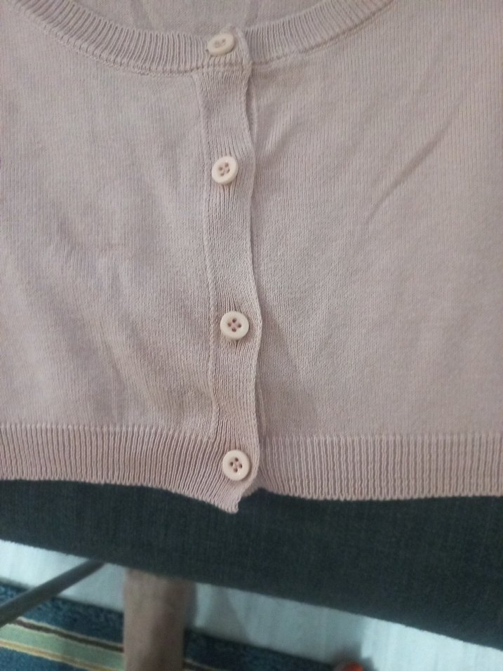 pembe Kadın  Kısa Kollu  bolera - Görsel 3