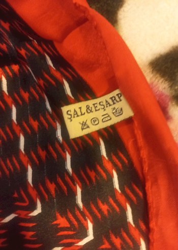 Koyu Kırmızı Bohem Kadın Fular - Görsel 3