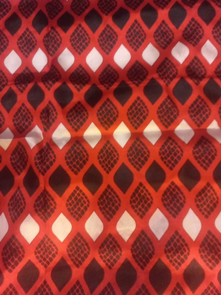 Koyu Kırmızı Bohem Kadın Fular - Görsel 2