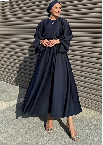 Lacivert Uzun Kollu Salaş takım - Görsel 2