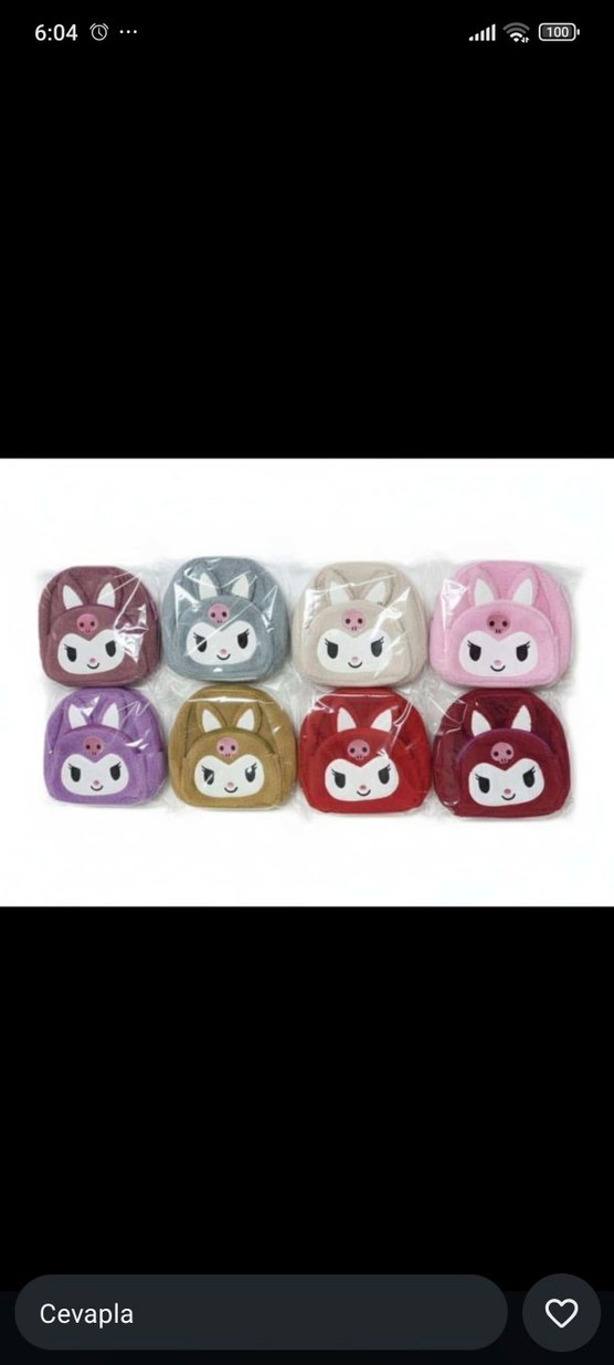 Renkli Kedi Figürlü Çanta - Görsel 4