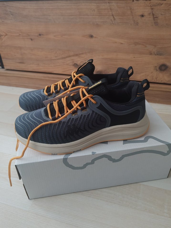 Sarı Bağcıklı Gri Erkek Spor Ayakkabı - Görsel 2