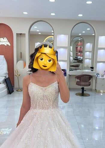 Straplez Midi A Kesim Beyaz Gelinlik - Görsel 2