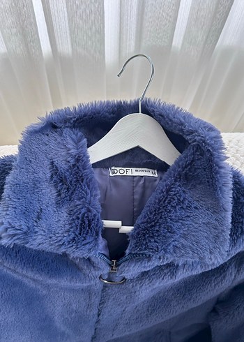 Fermuarlı Lacivert Kadın Polar Ceket - Görsel 3