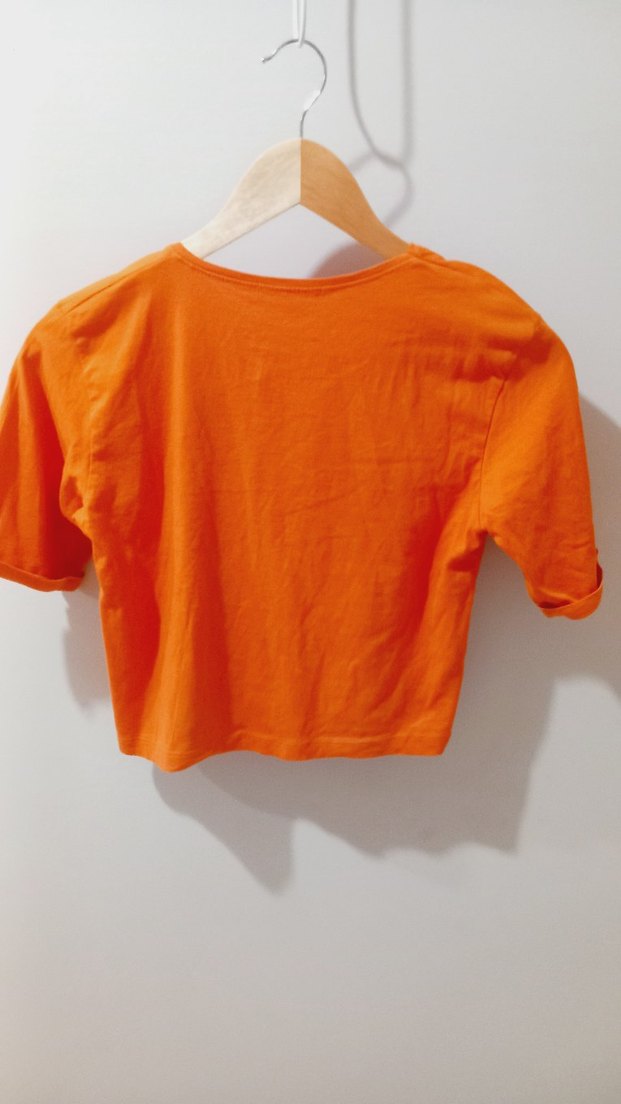 Turuncu Kısa Kollu  Tişört - Görsel 2