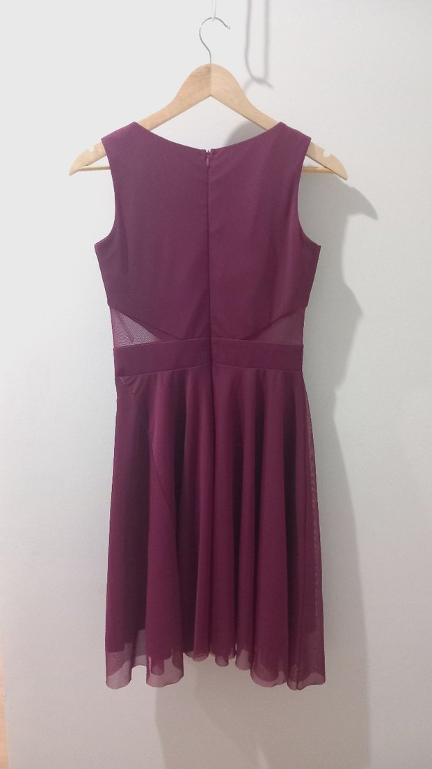 mürdüm  V Yaka Kolsuz Midi Elbise - Görsel 2