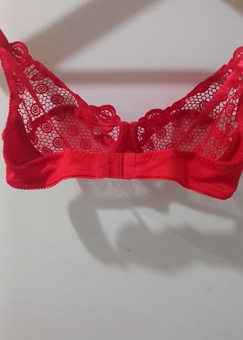Nakışlı Kırmızı Bohem Parisian Sütyen - Görsel 3