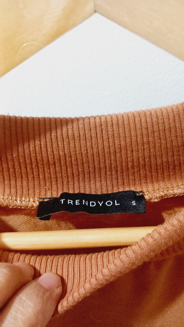 acik kahve Kadın Sweatshirt - Görsel 3