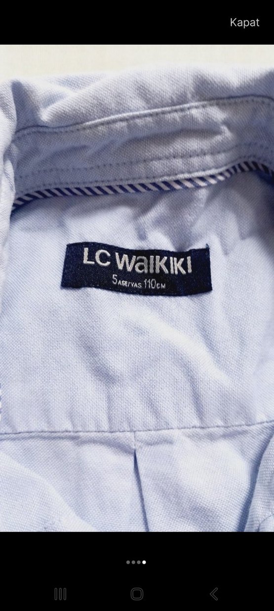 5 yaş gömlek - Görsel 2