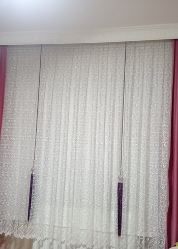 Pastel Pembe Düz Modern Fon Perde 75×270 - Görsel 10