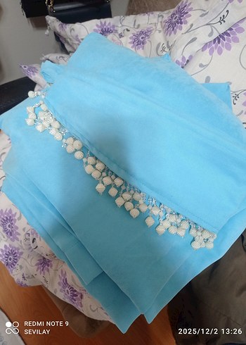 Açık Mavi Modern Fon Perdeler 85×270 - Görsel 10