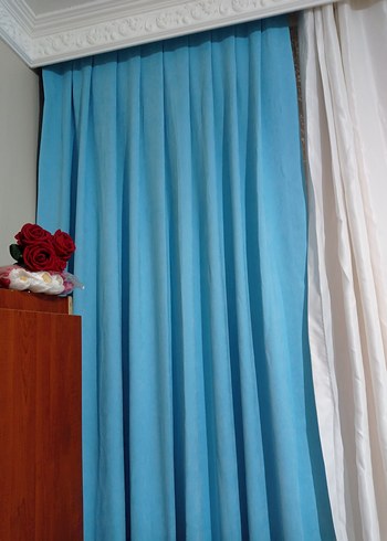 Açık Mavi Modern Fon Perdeler 85×270 - Görsel 2