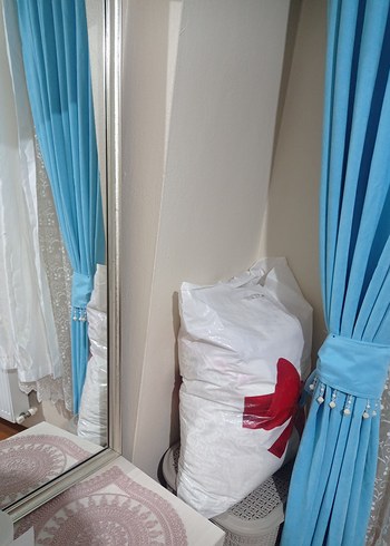 Açık Mavi Modern Fon Perdeler 85×270 - Görsel 18